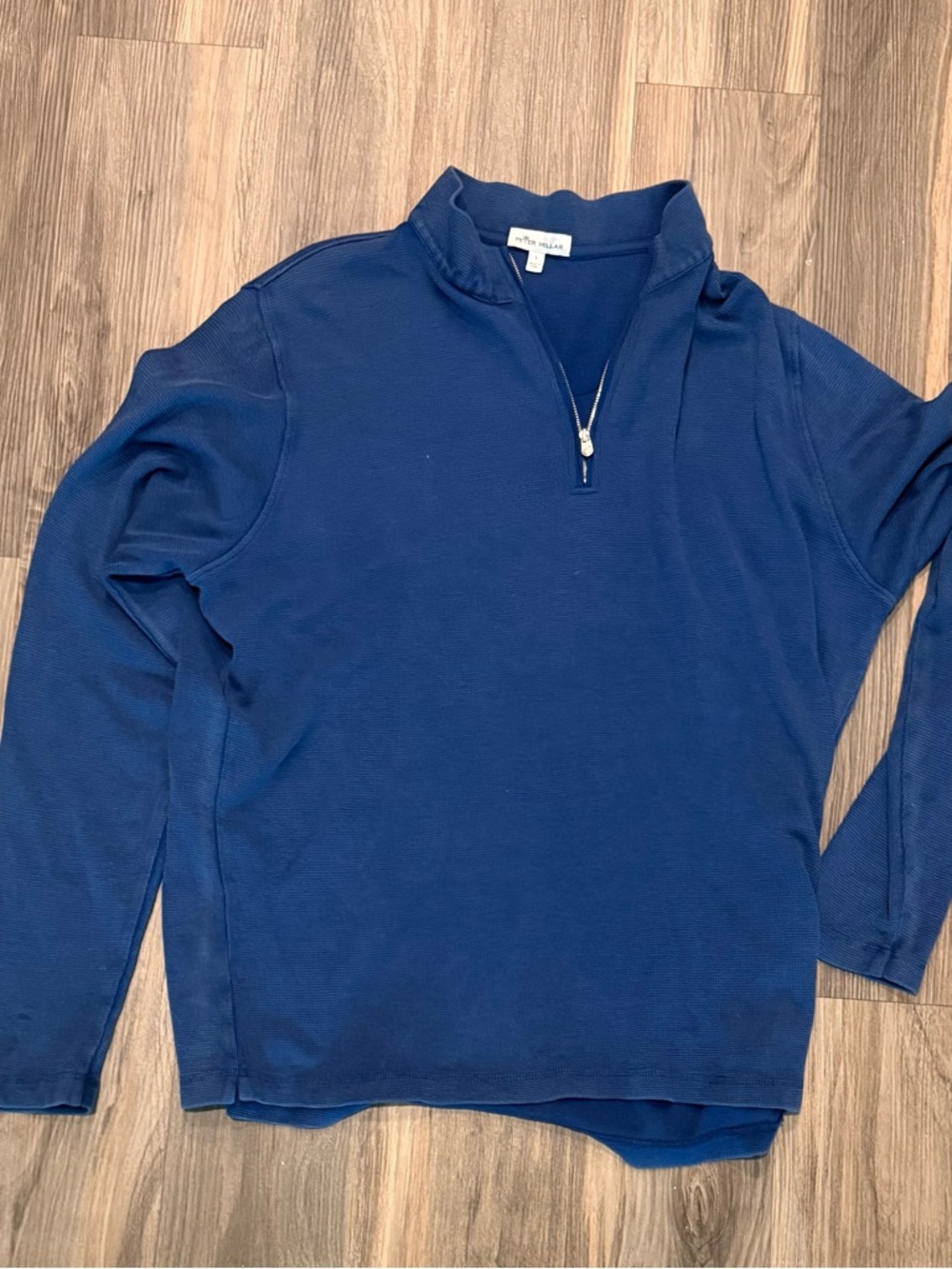 Peter Millar Men's Navy Half-Zip Pullover Sweater